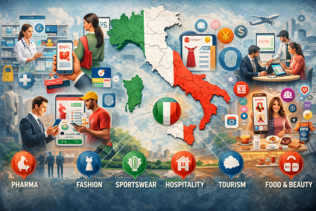 How Digital Payments evolve across Industries in Italy